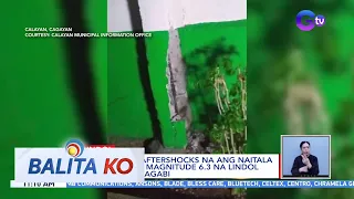 PHIVOLCS: 99 aftershocks na ang naitala matapos ang magnitude 6.3 na lindol sa Cagayan kagabi | BK