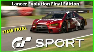 GT Sport Beta Time Trial | Lancer Evolution Final Edition @Nurburgring | PS4 PRO