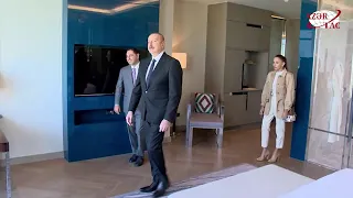 Президент и первая леди приняли участие в открытии отеля The Ritz-Carlton Baku