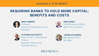 Requiring banks to hold more capital: Benefits and costs