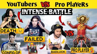 YouTubers vs Pro Player Intense Fight In Pubg MLite😱|| GoDTusharOP,ZamasuYT,FTWGaming,PoliceGamingYT