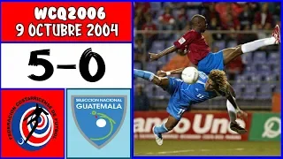 Costa Rica [5] vs. Guatemala [0] FULL GAME -10.9.2004- WCQ2006