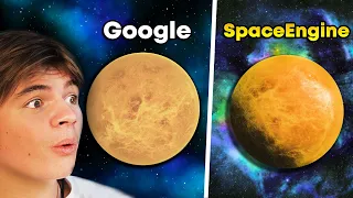 Google Planets VS SpaceEngine 2