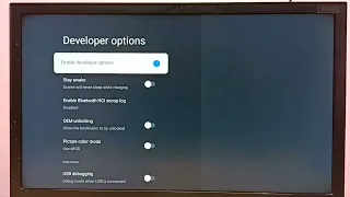 How to Turn ON / OFF Developer Options in REALME TV | Google TV Android TV | Smart TV