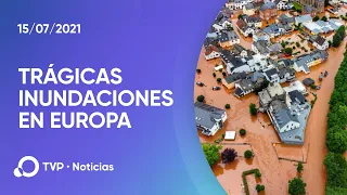 Trágicas inundaciones en Alemania y Bélgica