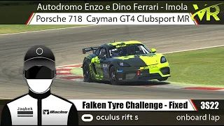 iRacing VR Lap: Porsche Cayman GT4 at Imola