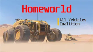 Homeworld Deserts of Kharak - Coalition Faction - Vehicle Showcase