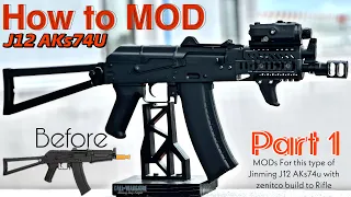 Turning the MOD AKS 74U Gel Blaster into a Masterpiece