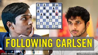 Pragg walks in the steps of Carlsen | Praggnanandhaa vs Vidit | Tata Steel India 2023