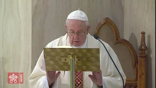 Intenzione per chi ha perso il lavoro, Messa a Santa Marta, 11 maggio 2020, Papa Francesco