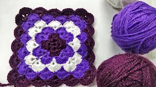 Crochet Shell Stitch Blanket, Pattern For Blankets, Bed Throw ,Cushion Cover, Table Mats And More !!