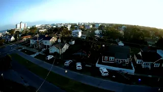 second time flying the Holy Stone HS120D FPV Drone, ocean view.