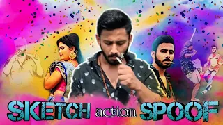 SKETCH Movie Action Spoof | Hindi Dubbed | Vikram, Tamannah | Hindi Spoof Video