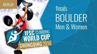 IFSC Climbing World Cup Chongqing 2016 - Bouldering - Finals - Men/Women