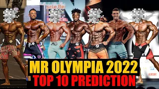 MR OLYMPIA 2022 TOP 10 PREDICTIONS MEN'S PHYSIQUE