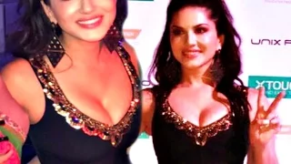 Sunny Leone Hot Cleavage Show At XTouch Launch