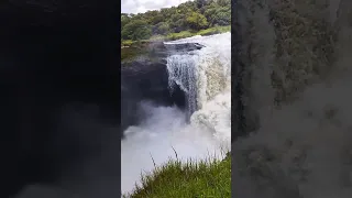 the most powerful water falls "Murchison falls in Uganda"