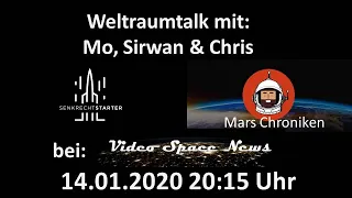 Weltraumtalk Raumfahrtjahr 2021 - Mit Senkrechtstarter und VideoSpaceNews