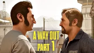 A Way Out Co-Op Walkthrough Part 1 - Intro & Beginnings | PS4 Pro Gameplay