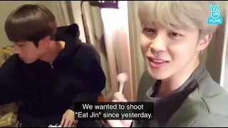 ENG SUB BTS Live  Eat Jin Jimin Jungkook