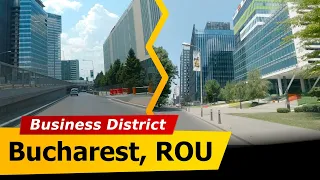 🔴 Bucharest, ROU • Driving in Pipera Business District【1080p Full HD】Pipera Bucuresti, Romania