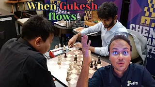 D. Gukesh - the Italian Mafia | Sanan Sjugirov vs Gukesh | Chennai Grand Masters 2023