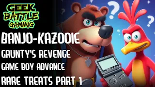 Banjo-Kazooie Grunty's Revenge | Game Boy Advance | Rare Treats Part 1 | Nintendo GBA Rareware