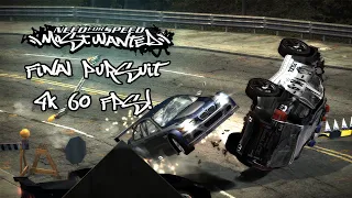 NFS Most Wanted Redux | Final Pursuit 4K 60 FPS