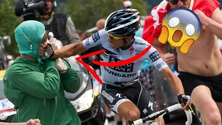 When pro cyclists get angry ... *EXTREME RAGE*