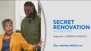 Raiders Davante Adams returns to East Palo Alto in “Secret Celebrity Renovation”