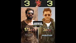 Salaar vs Fighter movie full comparison video//#prabhas #hrithikroshan #fighter #salaar #movie