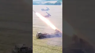 Ukraine war, Ukrainian MLRS units bringing steel rain on Russian units