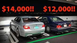 BMW M5 $14,000 Exhaust tries to TROLL my CHEAP Mercedes