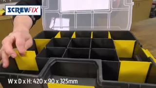 Stanley UK Sort Master organiser at Screwfix