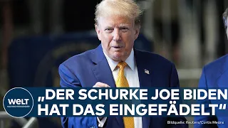 DONALD TRUMP: "Das nimmt absurde Züge an" Schweigegeldprozess nimmt Ex-Präsidenten in die Mangel