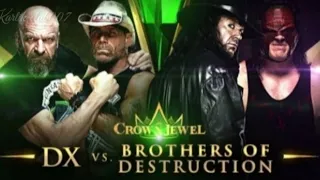 WWE Crown Jewel 2018: Triple H and Shawn Michael vs Undertaker and Kane