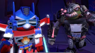 Rare Combo - optimus prime, devastator + bots- Angry Birds Transformers