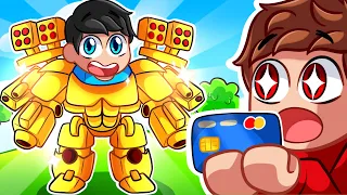 Gasté 100,000$ en el Soldado Más Fuerte de Roblox!