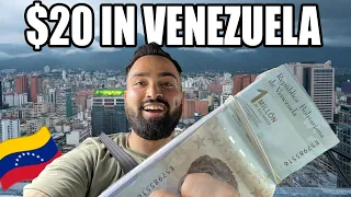 What Does $20 Get You in Caracas, Venezuela? 🇻🇪  (80 Million Bolívares)