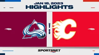 NHL Highlights | Avalanche vs. Flames - January 18, 2023