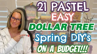 21 PASTEL EASY Dollar Tree SPRING DIY's on a BUDGET! ADORABLE DIY's | MOST REQUESTED VIDEO EVER!