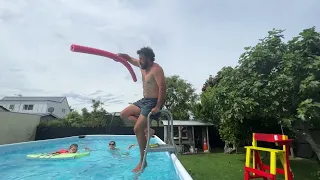 Our backyard lifeguard tower!