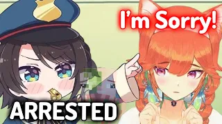 Kiara's ready to be ARRESTED by Oozora Police【Hololive EN Clips】