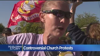 Westboro Baptist Church Protests Outside 2 Sacramento Area Schools