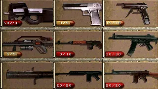 All The Guns in Jagged Alliance 2