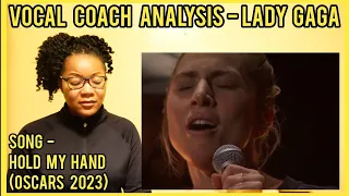 LADY GAGA | Hold My Hand @Oscars 2023 | Vocal Coach Analysis #ladygaga