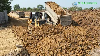 Excellent Activity Liugong Dozer Pushing Rock & Soil Installing Sub-Grade Roads | Best Action Dozer