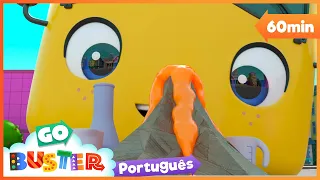 O Chão é Lava! | 1 HORA de Aventuras | Desenhos Animados | Buster em Português