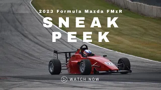 New Open Wheel Race Car - First Lap at Road America