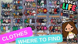 Find All Clothes in Toca Boca 🌷